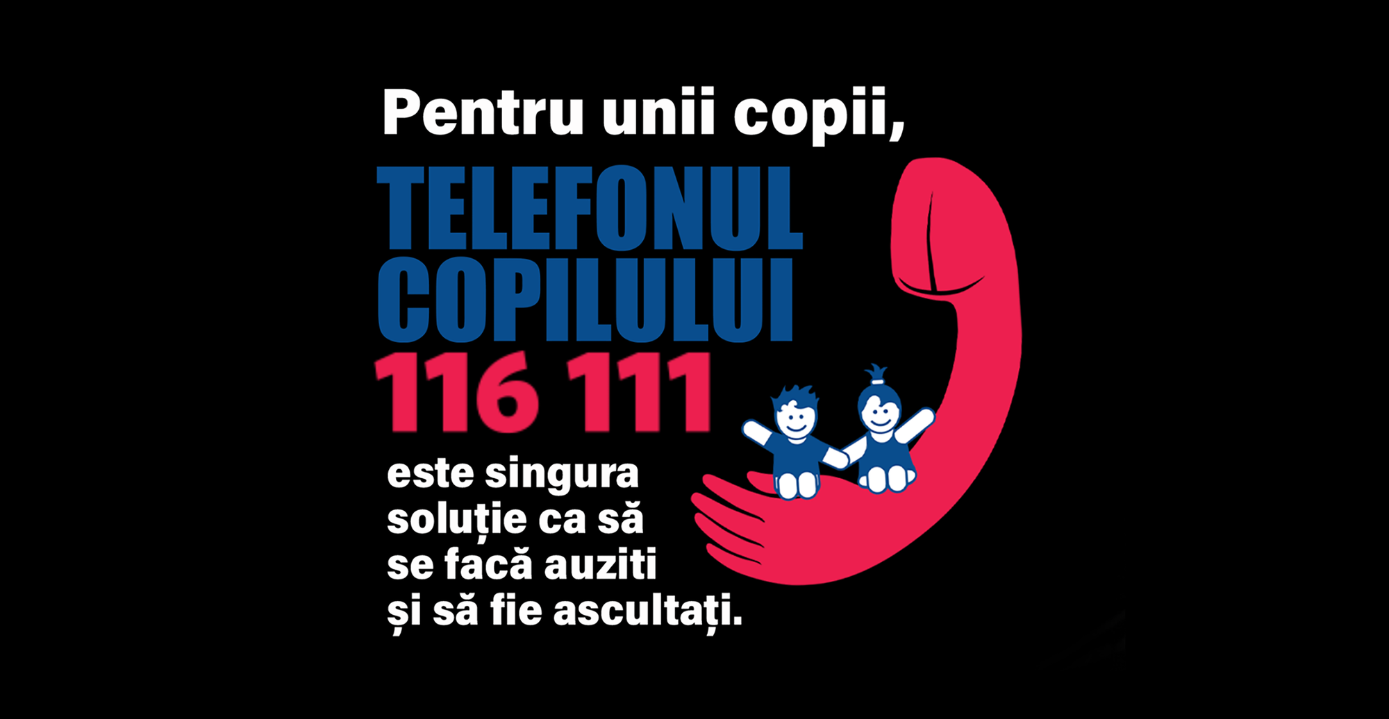 116 111: Numărul de urgență pentru copiii și adolescenții din România